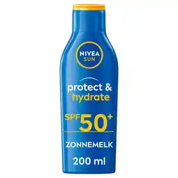 Wehkamp NIVEA SUN protect & hydrate zonnemelk SPF 50+ - 200 ml aanbieding