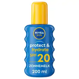 Wehkamp NIVEA SUN protect & hydrate spray SPF 20 - 200 ml aanbieding