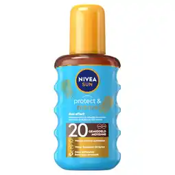 Wehkamp NIVEA SUN protect & bronze zonneolie spray SPF 20 - 200 ml aanbieding