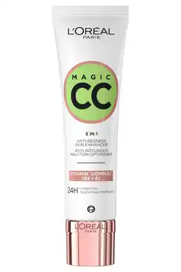 Wehkamp L'Oréal Paris Magic CC - Verzorgende dagcrème en make-up in 1 - CC Cream aanbieding