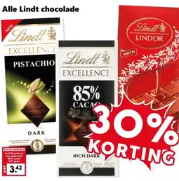 CoopCompact Alle Lindt chocolade aanbieding
