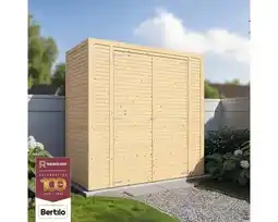 Hornbach BERTILO Tuinhuis Cubico 1 Fineline onbehandeld 207x103x208 cm aanbieding