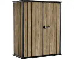 Hornbach KETER Tuinkast Signature Ashwood Alto Collection 1400 L kunststof houtlook 140 x 73,6 x 170,4 cm aanbieding