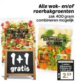 Coop Alle wok- en/of roerbakgroenten aanbieding