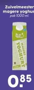 Coop Zuivelmeester magere yoghurt aanbieding