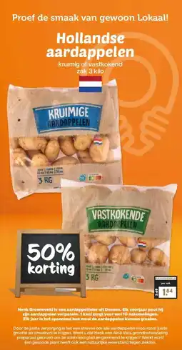 Coop Hollandse aardappelen aanbieding