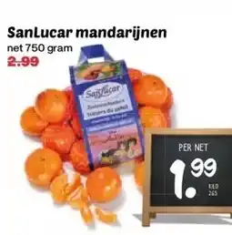 Coop Sanlucar mandarijnen aanbieding