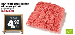 Coop BIO+ biologisch gehakt of mager gehakt aanbieding