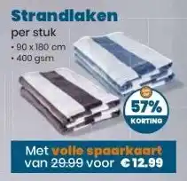 Coop Strandlaken aanbieding