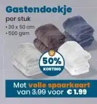 Coop Gastendoekje aanbieding
