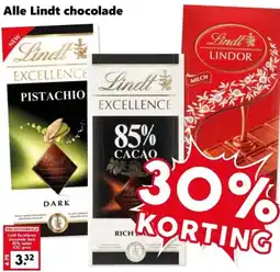 Coop Alle Lindt chocolade aanbieding
