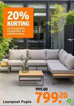 GAMMA Loungeset Puglia aanbieding