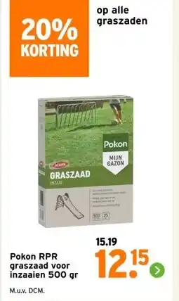 GAMMA Pokon RPR graszaad voor inzaaien 500 gr aanbieding