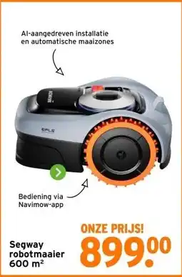 GAMMA Segway robotmaaier 600 m² aanbieding