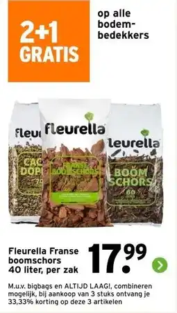 GAMMA Fleurella Franse boomschors 40 liter, per zak aanbieding