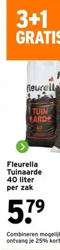 GAMMA Fleurella Tuinaarde 40 liter per zak aanbieding