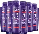 Wehkamp L'Oréal Paris Elvive Color Vive Purple zilvershampoo - 6 x 200 ml - voordeelverpakking aanbieding