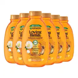 Wehkamp Garnier Loving Blends Argan & Cameliaolie shampoo - 6 x 300 ml - voordeelverpakking aanbieding