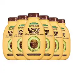 Wehkamp Garnier Loving Blends Avocado Olie & Karité Boter shampoo - 6 x 300 ml - voordeelverpakking aanbieding