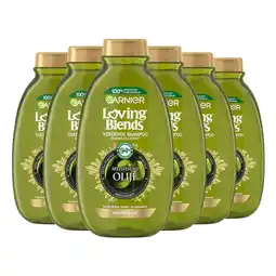 Wehkamp Garnier Loving Blends Mythische Olijf shampoo - 6 x 300 ml - voordeelverpakking aanbieding