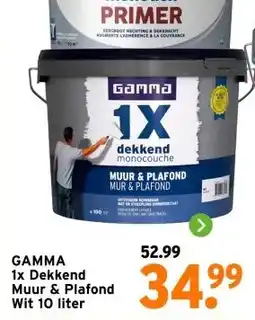 GAMMA GAMMA 1x Dekkend Muur & Plafond aanbieding