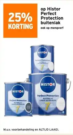 GAMMA op Histor Perfect Protection buitenlak ook op mengverf aanbieding