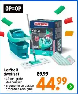 GAMMA Leifheit dweilset aanbieding