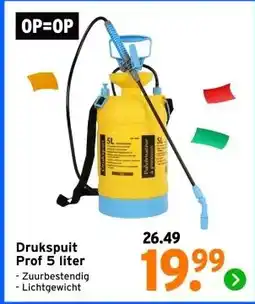 GAMMA Drukspuit Prof 5 liter aanbieding