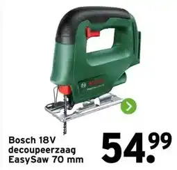 GAMMA Bosch 18V decoupeerzaag EasySaw 70 mm aanbieding