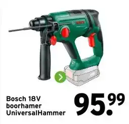 GAMMA Bosch 18V boorhamer UniversalHammer aanbieding