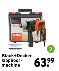 GAMMA Black+Decker klopboor machine aanbieding