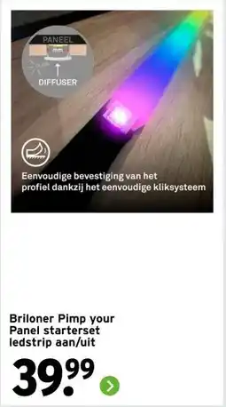 GAMMA Briloner Pimp your Panel starterset ledstrip aan/uit aanbieding