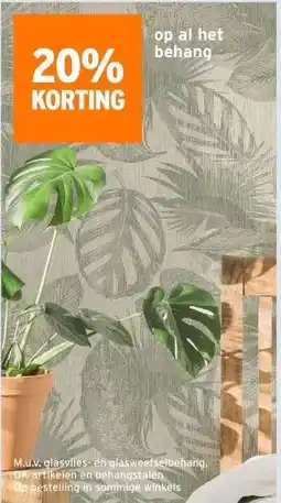 GAMMA op al het behang aanbieding