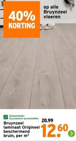 GAMMA Bruynzeel laminaat Origineel beschermend bruin, per m² aanbieding