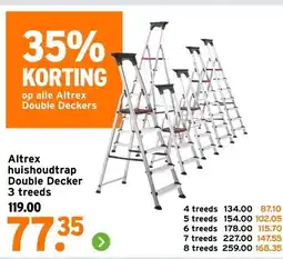 GAMMA Altrex huishoudtrap Double Decker aanbieding