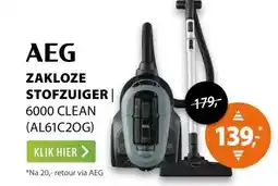 Expert AEG 6000 CLEAN (AL61C2OG) Groen aanbieding