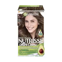 Wehkamp Garnier Nutrisse Ultra Crème haarkleuring - 6 Natuurlijk Donkerblond aanbieding