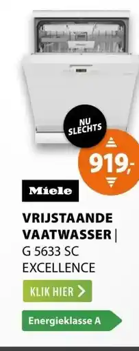 Expert Miele G 5633 SC MER BW230 1,9 Excellence aanbieding