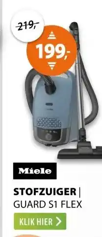 Expert Miele Guard S1 Flex Blauw aanbieding