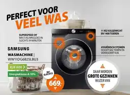 Expert Samsung SuperSpeed 6000-serie WW11DG6B25LB Zwart aanbieding
