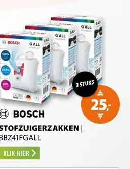 Expert Bosch BBZ41FGALL Bosch/Siemens Wit aanbieding