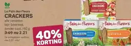 Ekoplaza Le Pain des Fleurs CRACKERS aanbieding