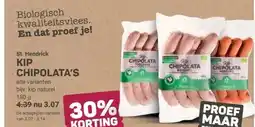 Ekoplaza St. Hendrick KIP CHIPOLATA'S aanbieding