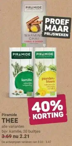Ekoplaza Piramide THEE aanbieding