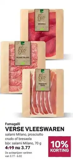 Ekoplaza Fumagalli VERSE VLEESWAREN aanbieding