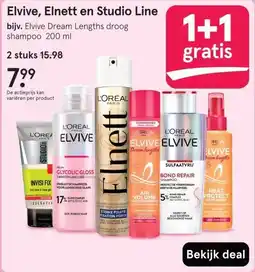 Etos Elvive, Elnett en Studio Line aanbieding