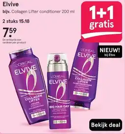 Etos Elvive aanbieding