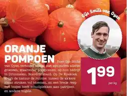 Ekoplaza ORANJE POMPOEN Boer Gijs Smits aanbieding