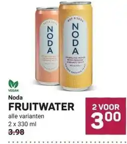 Ekoplaza Noda FRUITWATER aanbieding