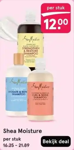 Etos Shea Moisture aanbieding